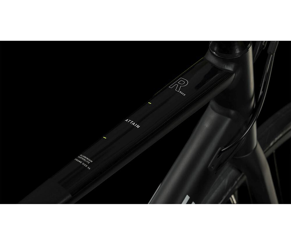 Cube Attain Race Racefiets Zwart/Wit Heren