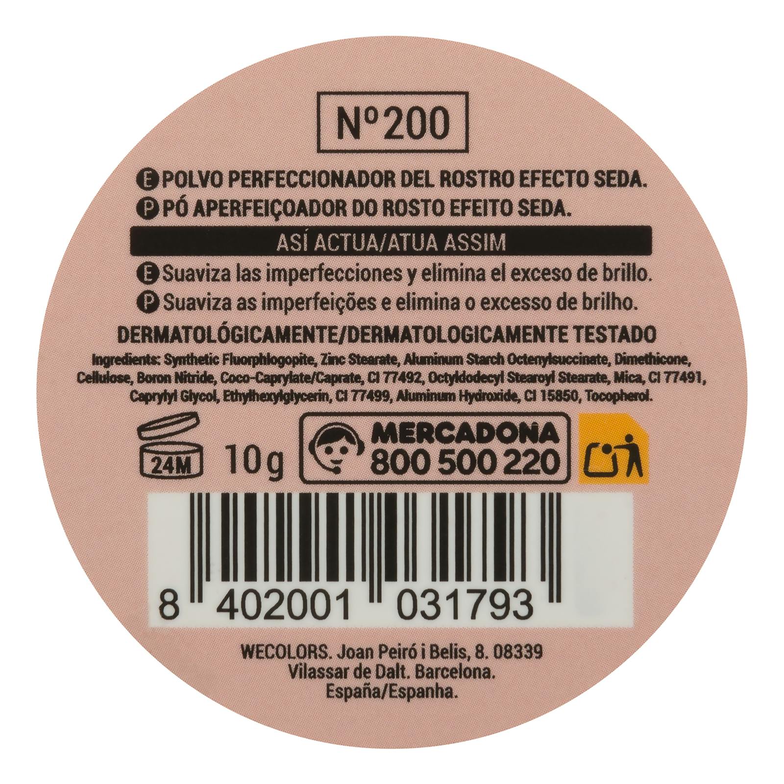Poudre Compacte Perfectrice Effet Soie Deliplus 200, Beige Rosé