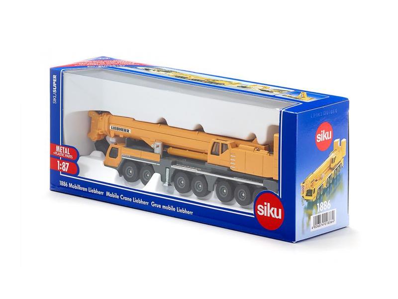 Siku Mobilkran Liebherr 1:87 H0 Kran Modell mit beweglichem Aufbau