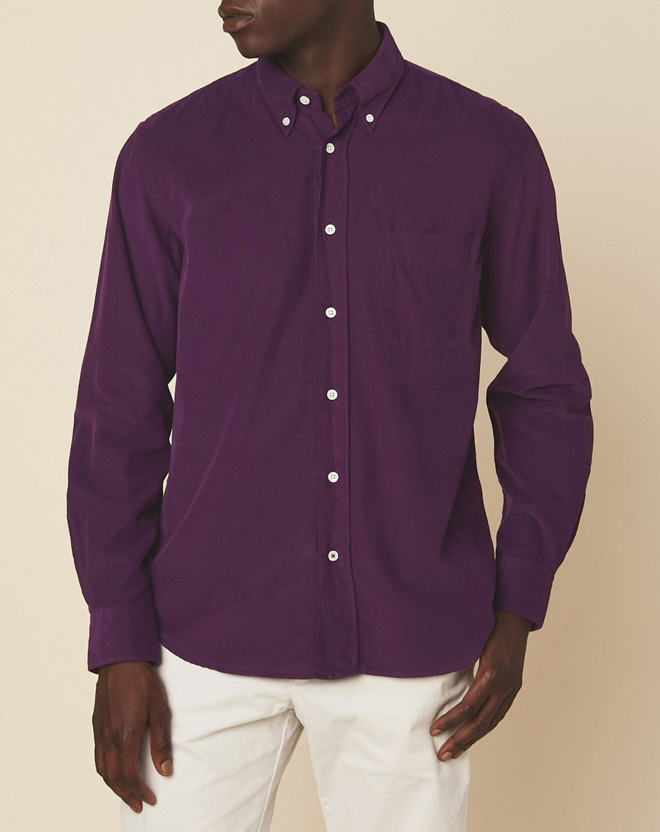 Hartford Chemise regular Pitt Pat prune