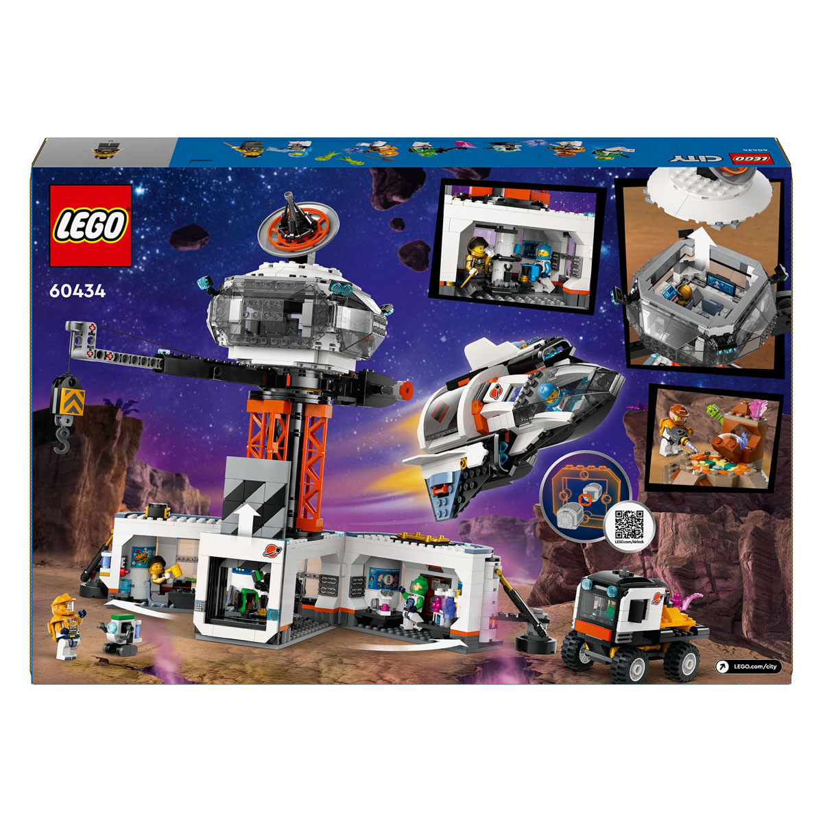 LEGO City 60434 Ruimtebasis en Raketlanceringsplatform