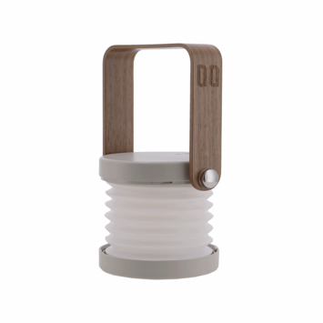 Travellife Njord camping lantaarn grijs 14 x 11,5 x 24 cm