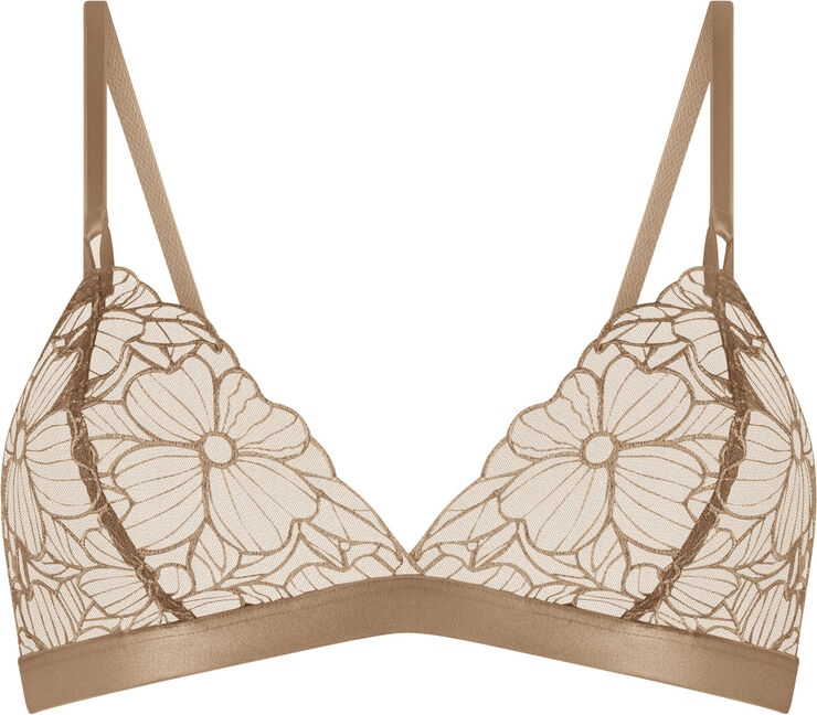 Hunkemöller ANYA TRIANGLE BRALETTE Warm taupe