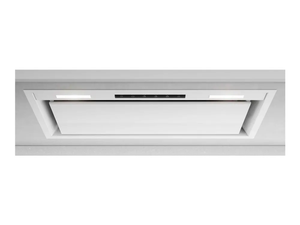 EICO Lausanne 60 W CV - Hætte - tag - Niche - bredde: 49.4 cm - dybde: 26.2 cm - udsugning - hvid