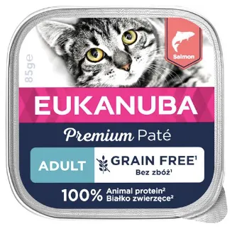 Eukanuba Euk Cat Adult Salmon Pate 12x85g