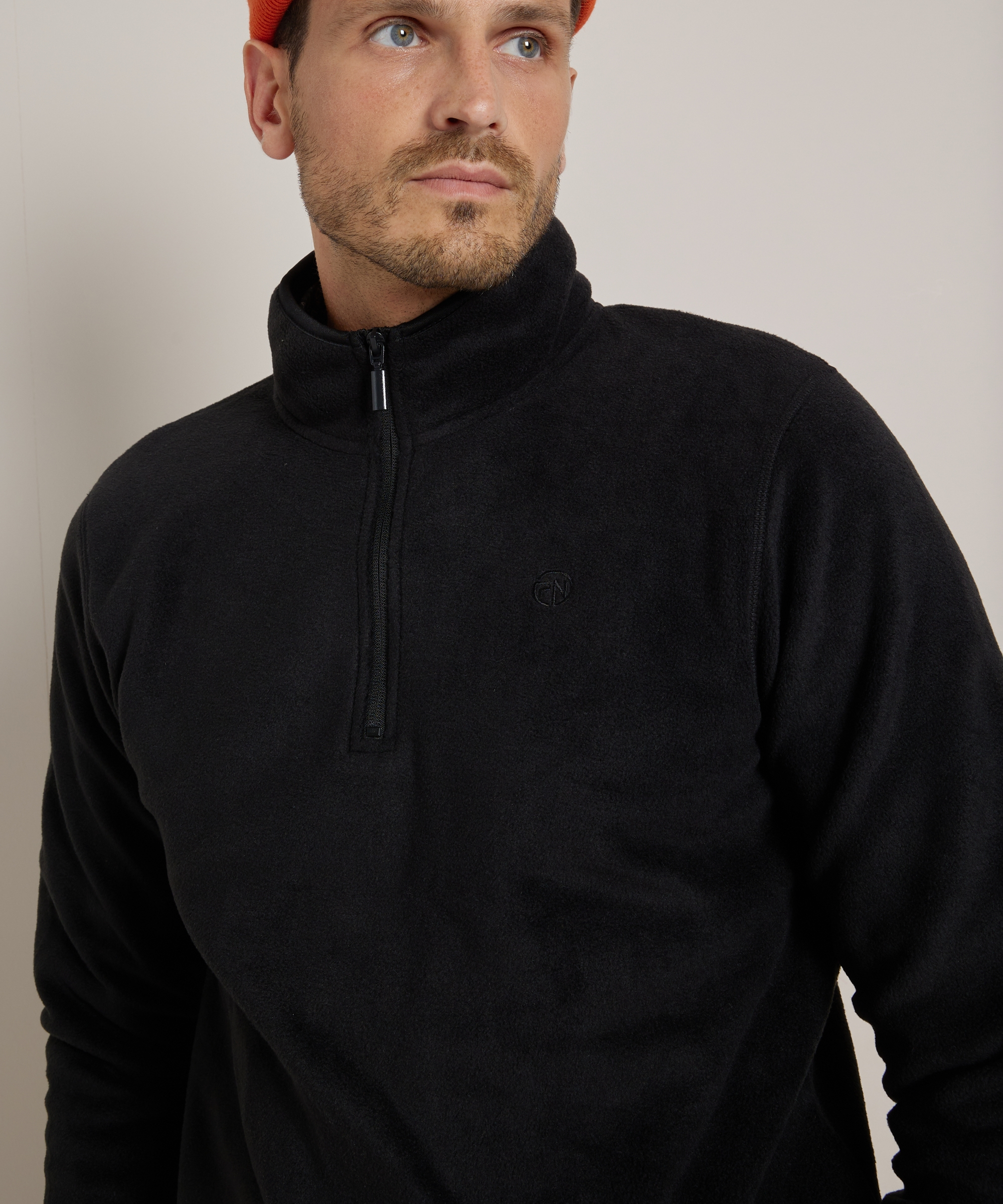 basic fleece trui