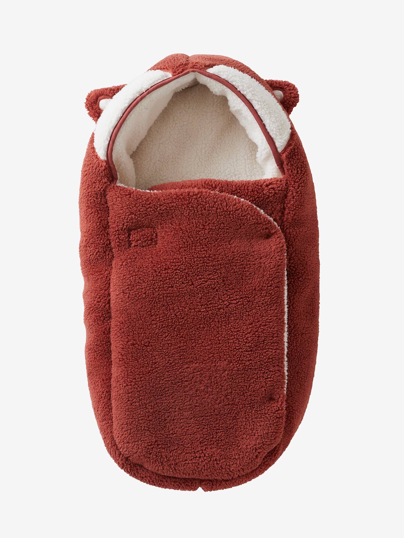 Bolsa Chancelière em formato de ovo e cesta Foxy em sherpa cor açafrão