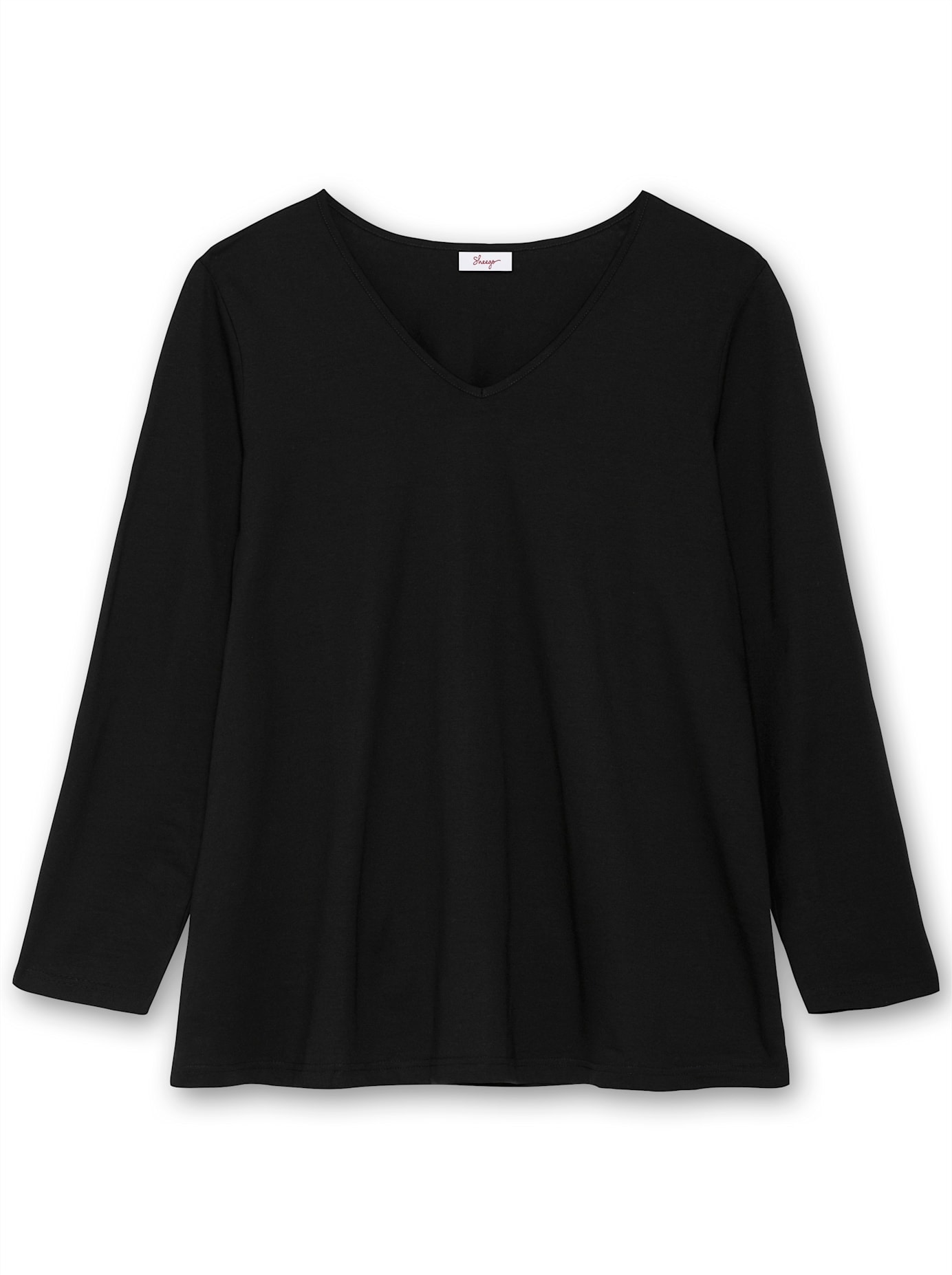 Sheego V-Shirt »Langarmshirt« 1 Stk.