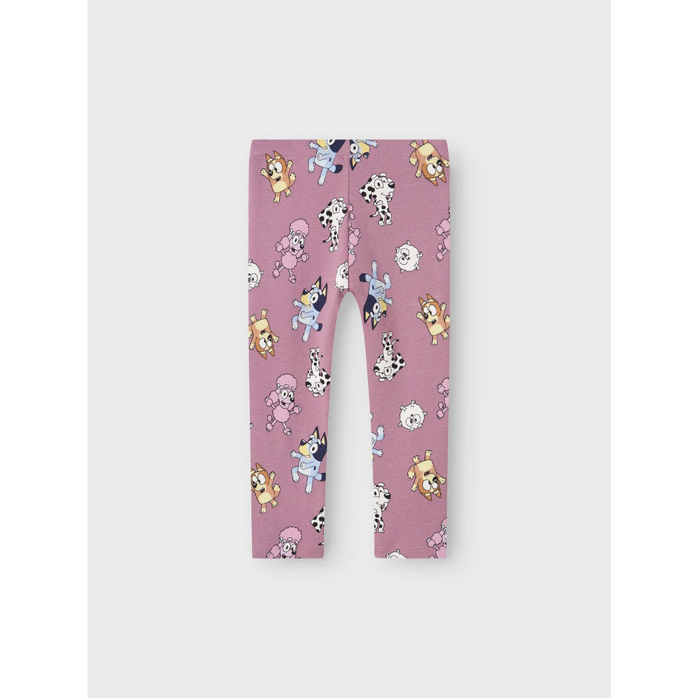 Køb Name It Mauve Orchid Nina Bluey Leggings