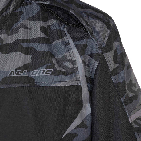 All One - Blouson Track Camo Camouflage Gris