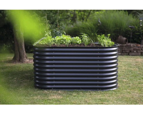 Klassieke verhoogde tuinbak WESTMANN Grow Faster 240 x 160 x 82 cm antraciet
