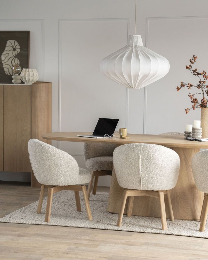 Eetkamerstoel Livia Beige van Eleonora