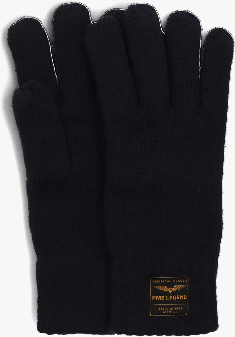 PME LEGEND donkerblauwe pme legend handschoenen knitted glove