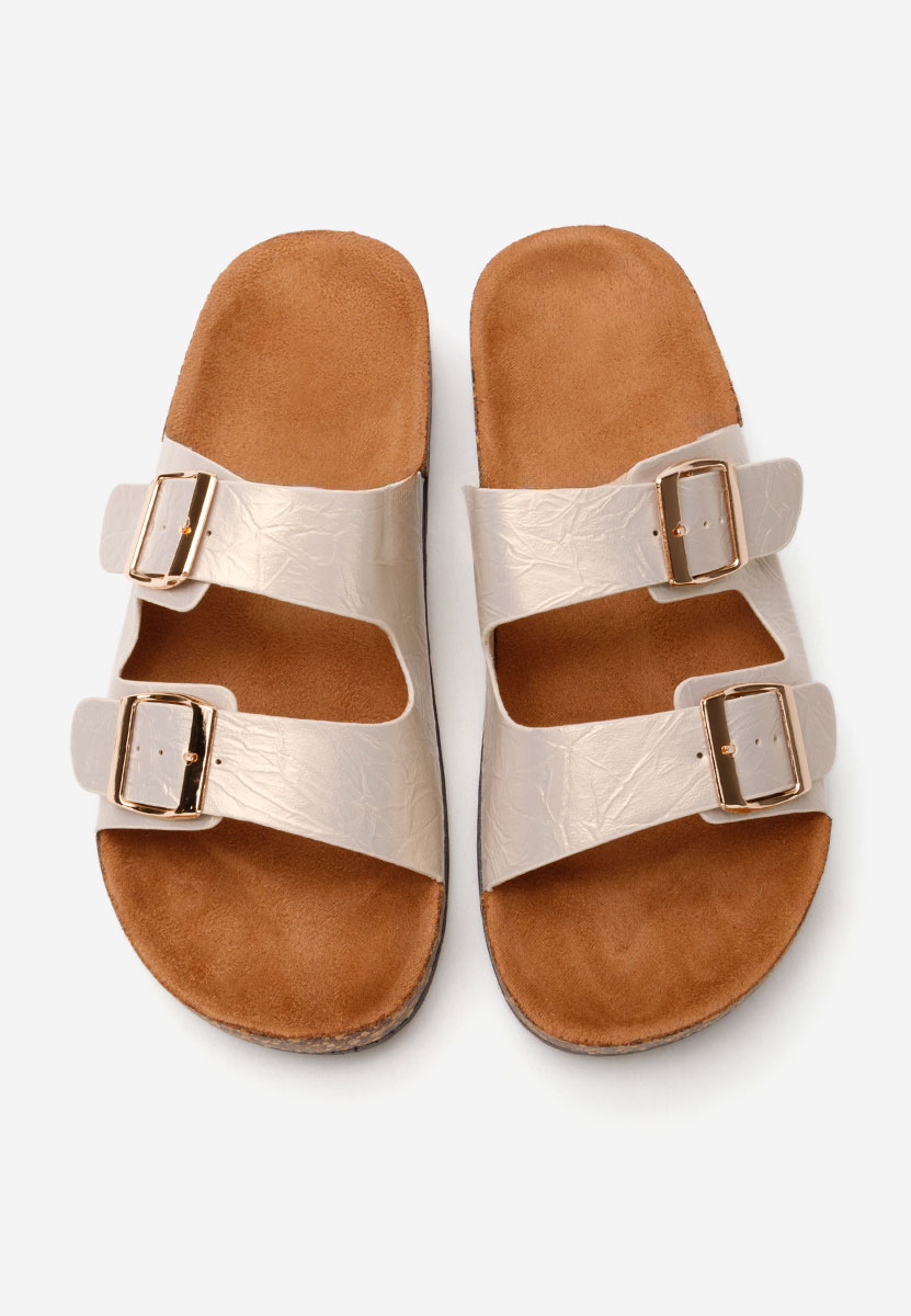 Mules femme dorées Rothi