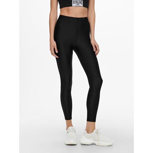 ONLY Lina Shiny Leggings, Black, S