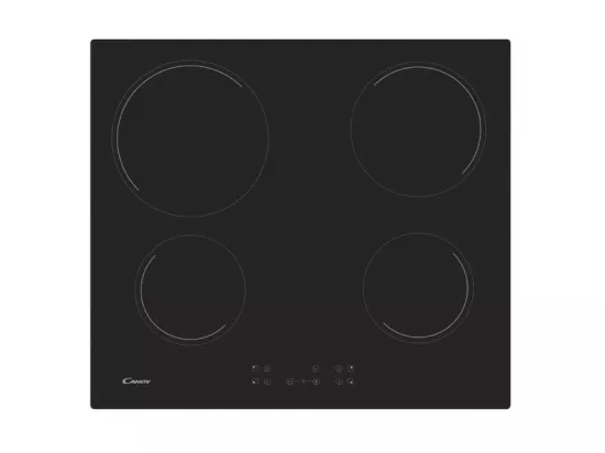 Plaque vitrocéramique CANDY 6500W 59cm, CC64CH