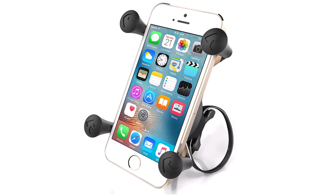 RAM Mounts X-Grip UN7 smartphone holder med EZ-on/off cykelbeslag