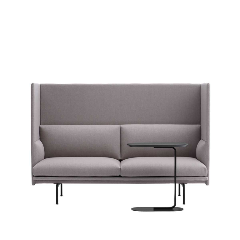 Muuto Relate Bijzettafel 60.5 Black