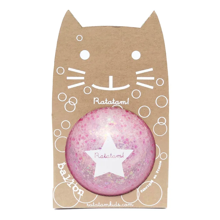 Ratatam Ballon bulle paillettes | Rose