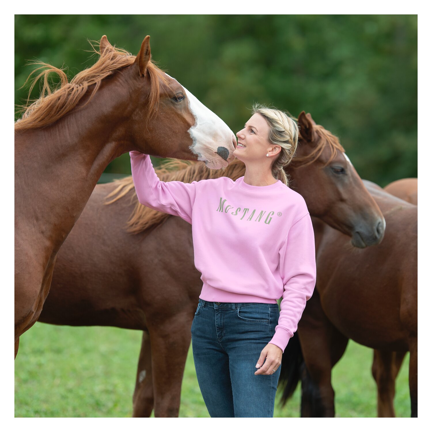 MUSTANG Sweatshirt  - pink lavender
