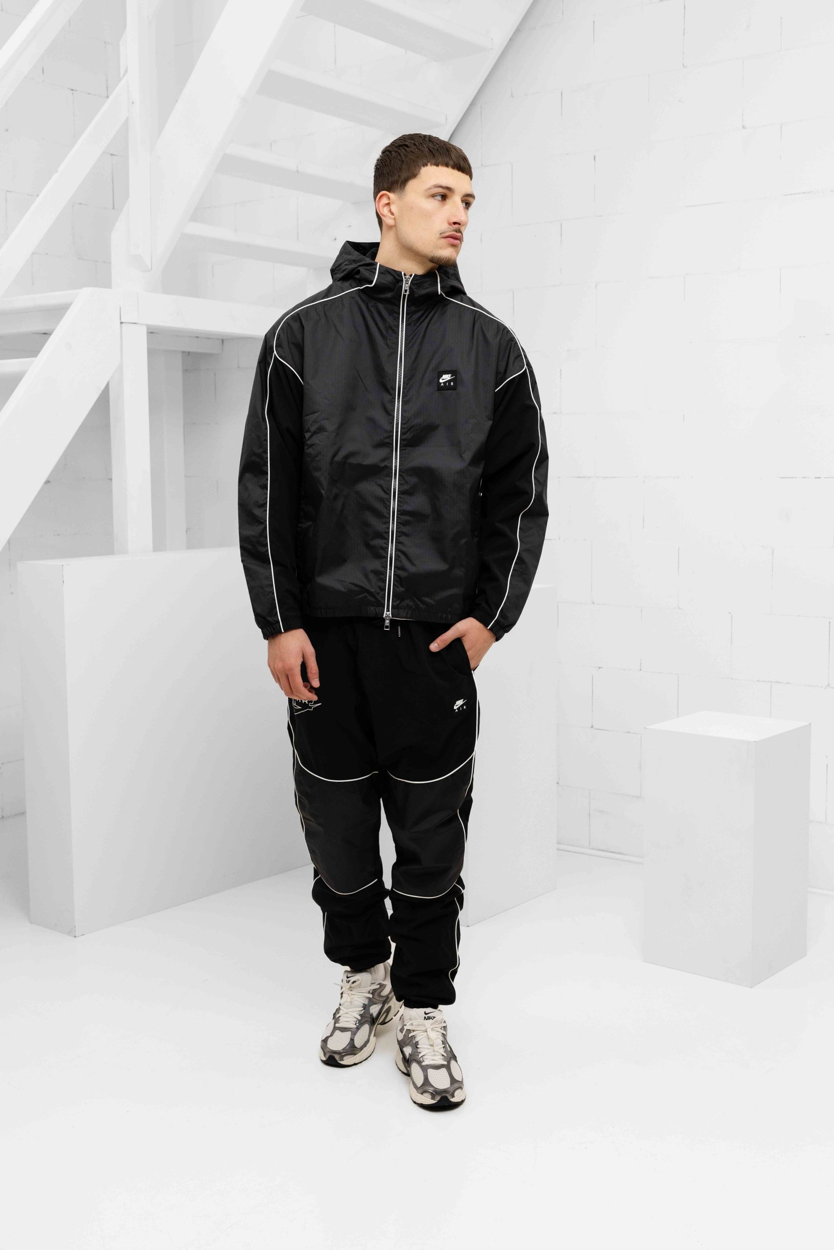 Nike Air Full-Zip Trainingspak Heren Zwart