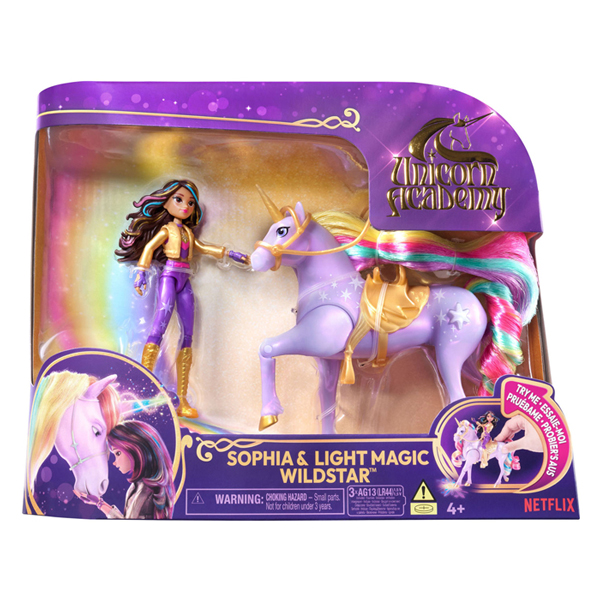 Unicorn Academy - Pop Sophiaen Eenhoorn Wildstar met Licht