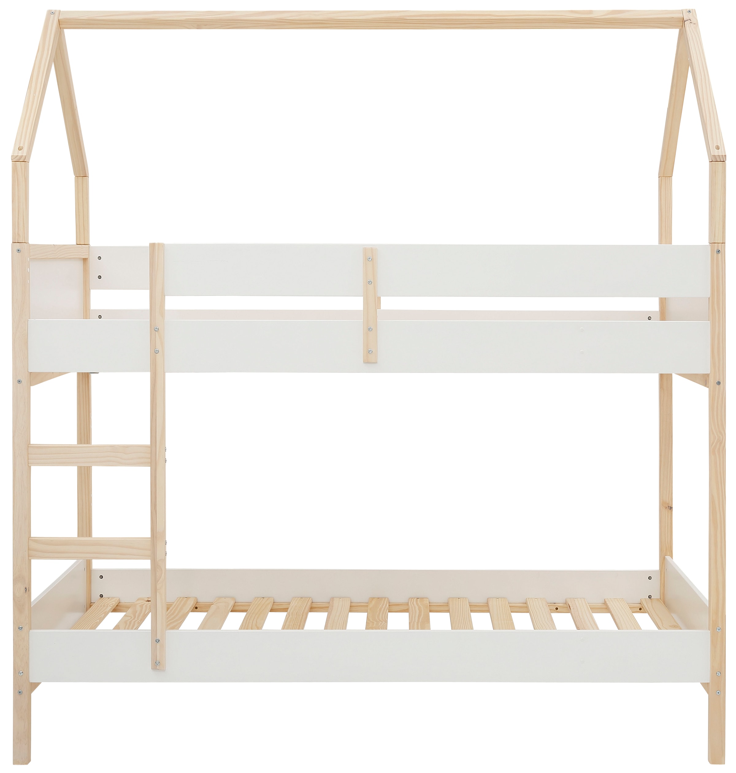 Lüttenhütt Etagenbett »Janne« aus schönem massivem Kiefernholz, Etagenbett, Liegefläche 90x200 cm