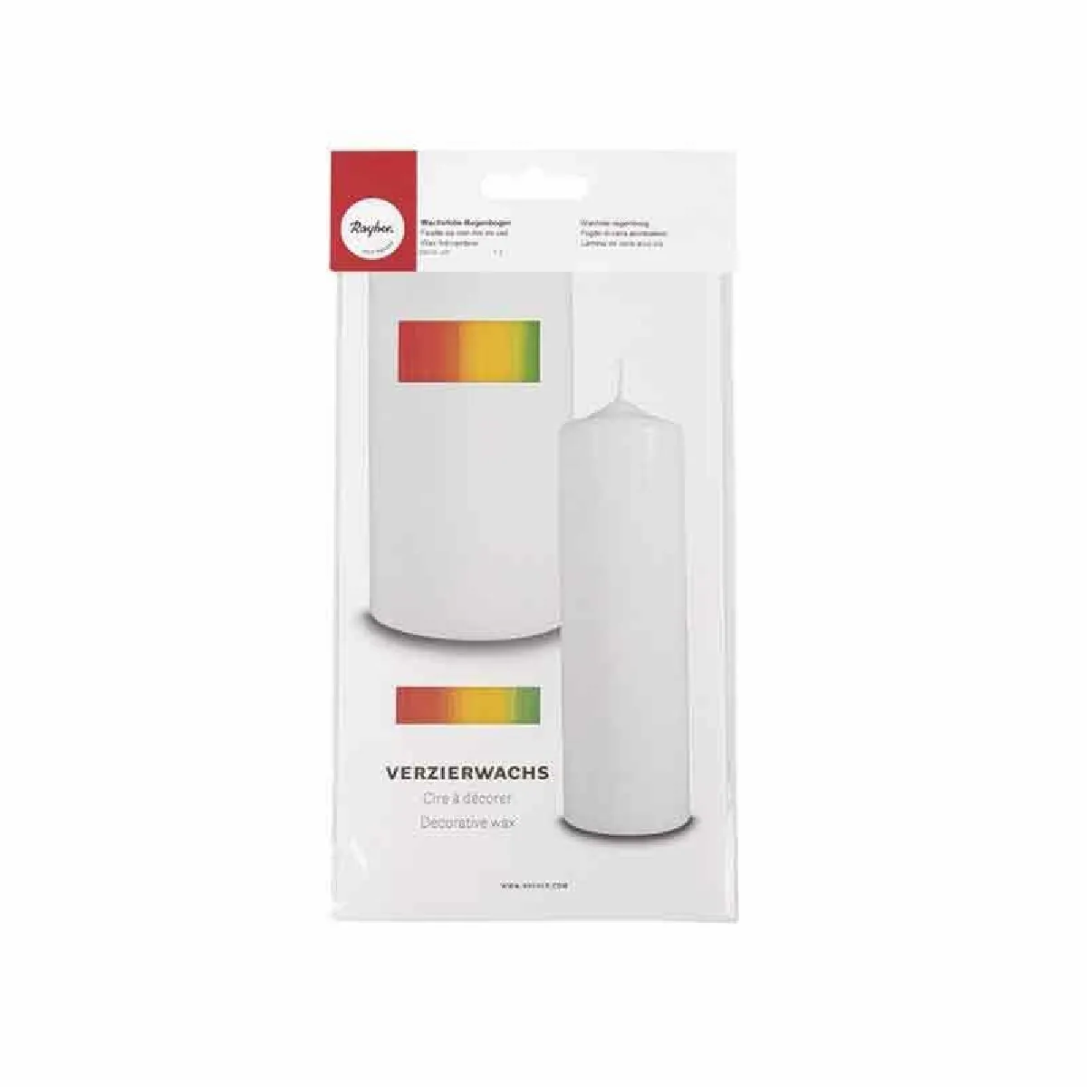 Rayher Feuille de Cire Arc-en-ciel