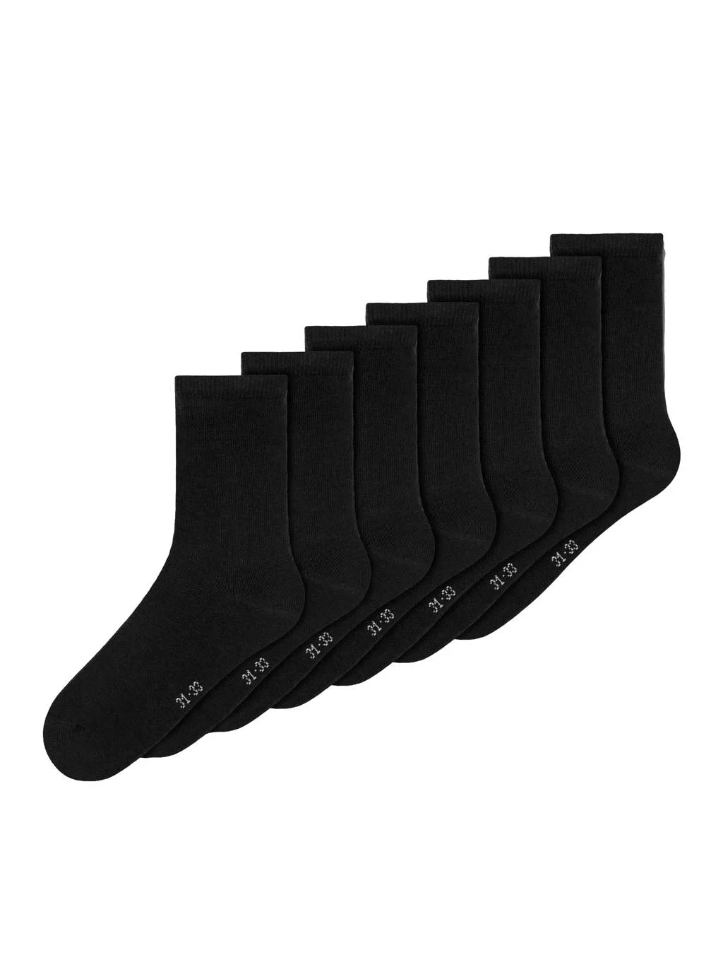 NAME IT sokken NKNSOCK - set van 7 zwart