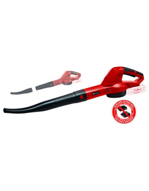 Einhell Accu Bladblazer Ge-Cl 18\/1 Li E Solo - Bladblazer - Zwart Rood