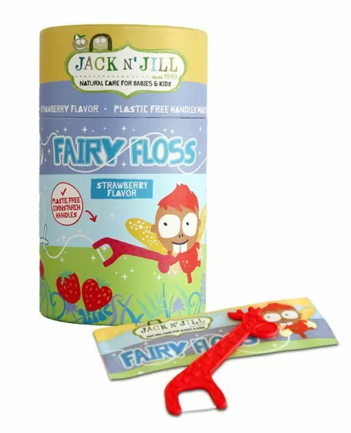 Jack N' Jill Fairy Floss tandtråd - 30 stk