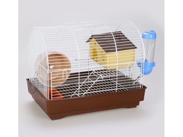 Panama Pet Panama Pet gnagerbur 33x23x26cm hvit/brun