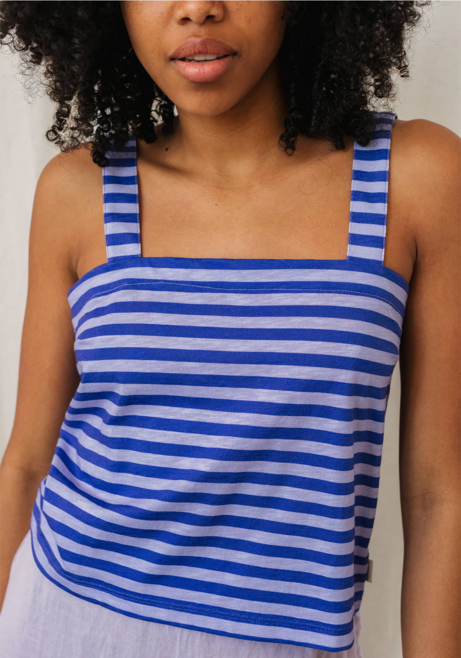 Twothirds Top Torsa Purple Stripes