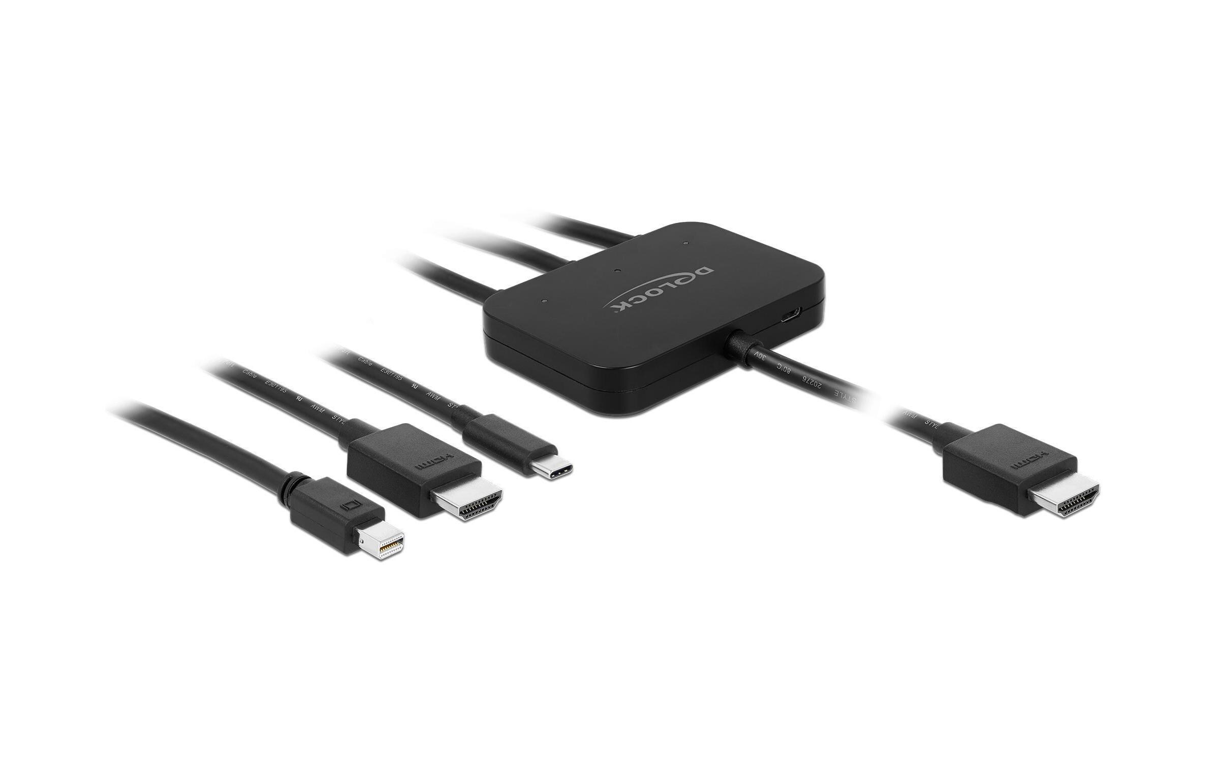 Adapter 85830 USB-C, HDMI oder Mini-DP zu HDMI 1.8m