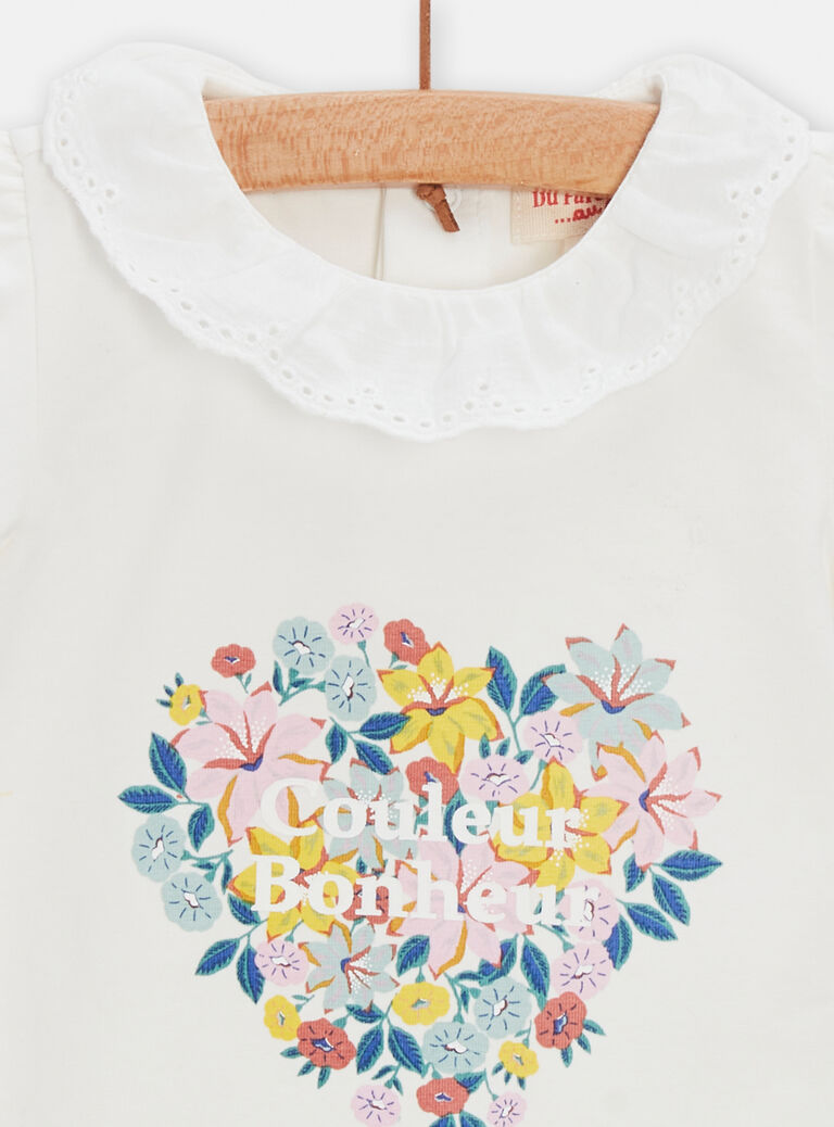 Body printanier pour bébé fille