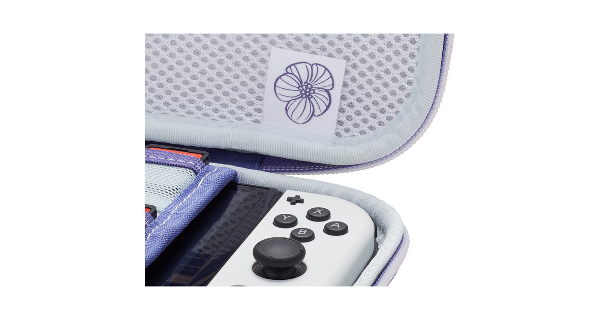 PowerAProtection Case for Nintendo Switch - Pikachu Garden tas  (Wit/blauw, Nintendo Switch - OLED Model, Nintendo Switch of Nintendo Switch Lite)