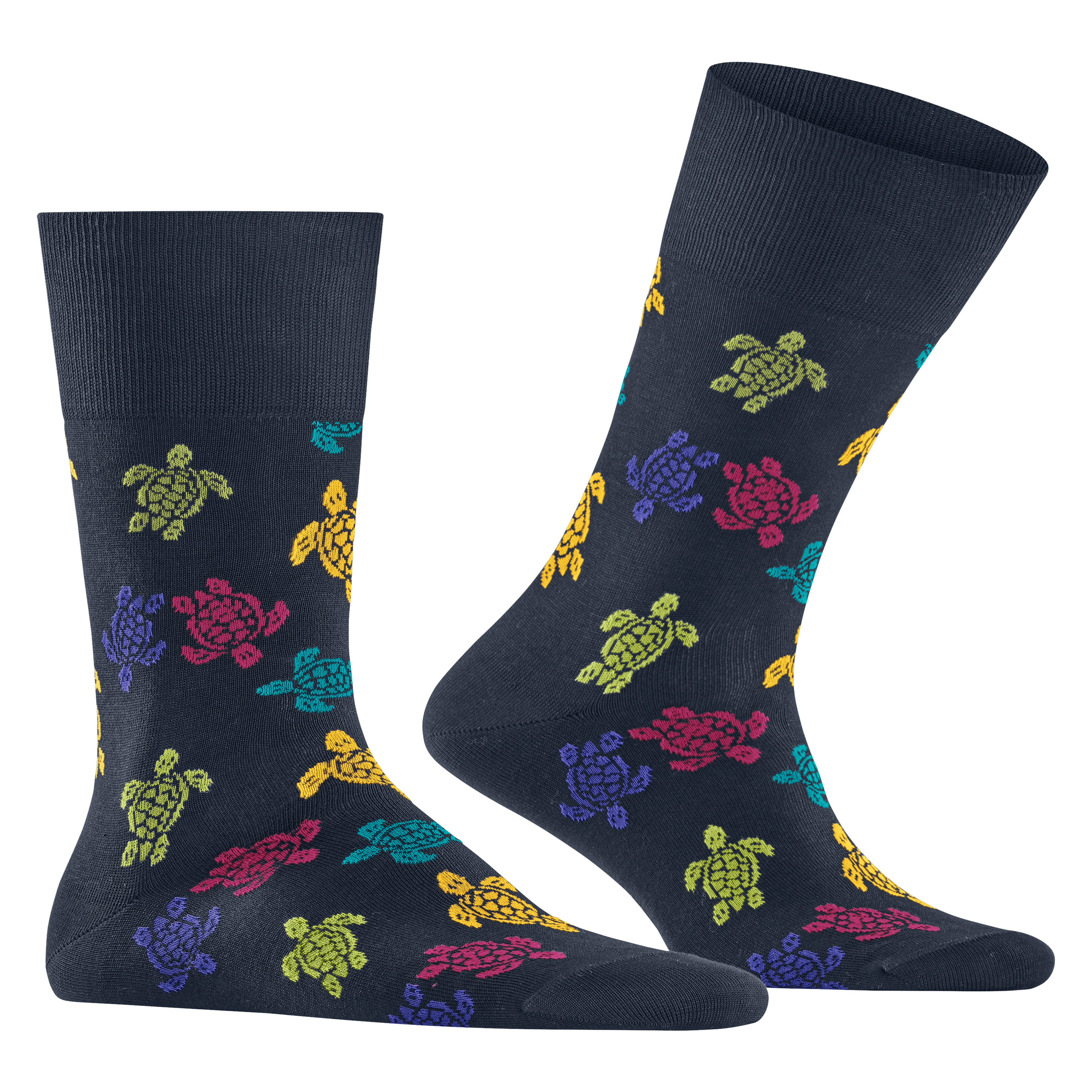 Chaussettes homme Rondes des Tortues Multicolores | Vilebreauin