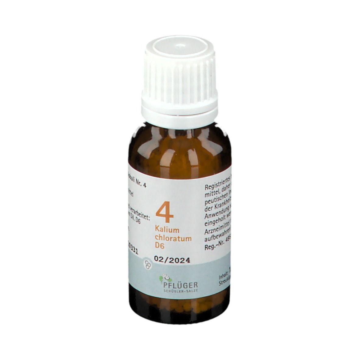 PFLÜGER Nr. 4 Kalium chloratum D 6