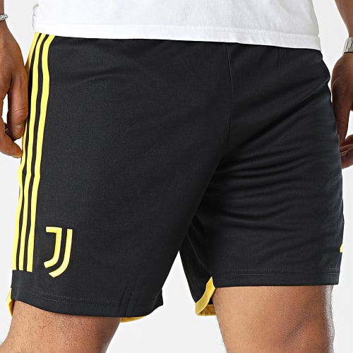 Short Jogging A Bandes Juventus HR8254 Noir