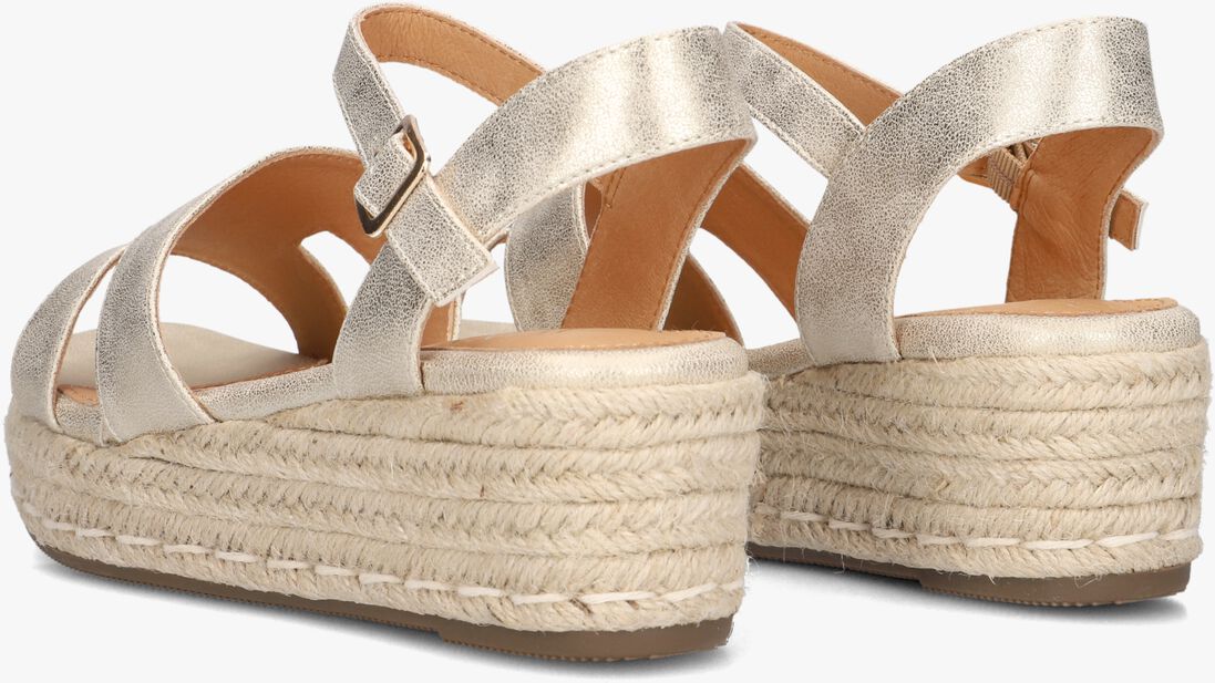 gouden ayana sandalen met hak 0047