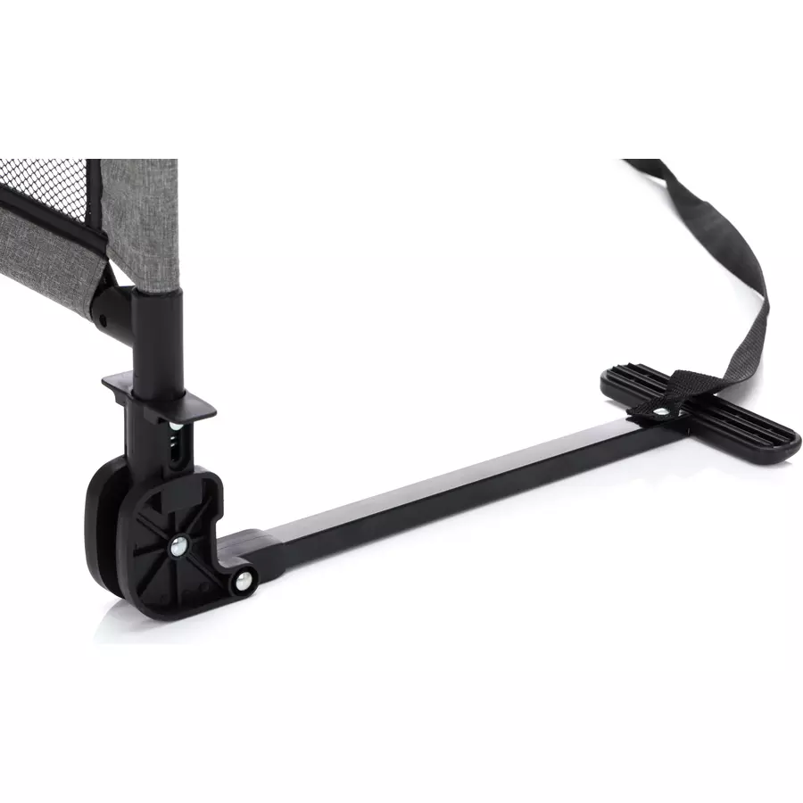 fillikid Bettgitter 135 cm für Standard- und Boxspringbetten Dunkelgrau Melange