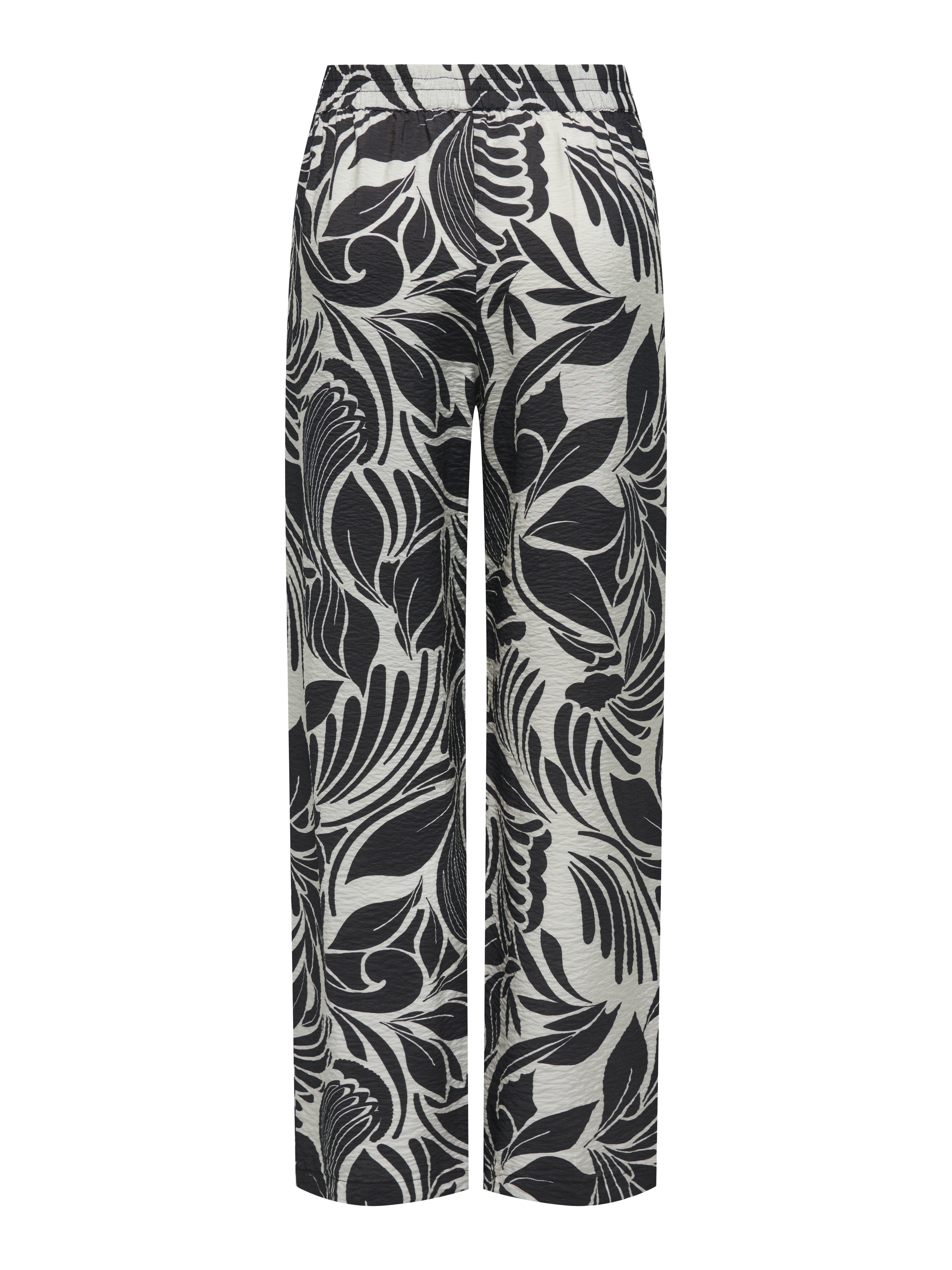 JDYNOA Mittlere Taille Normal geschnitten Hose Whitecap Gray