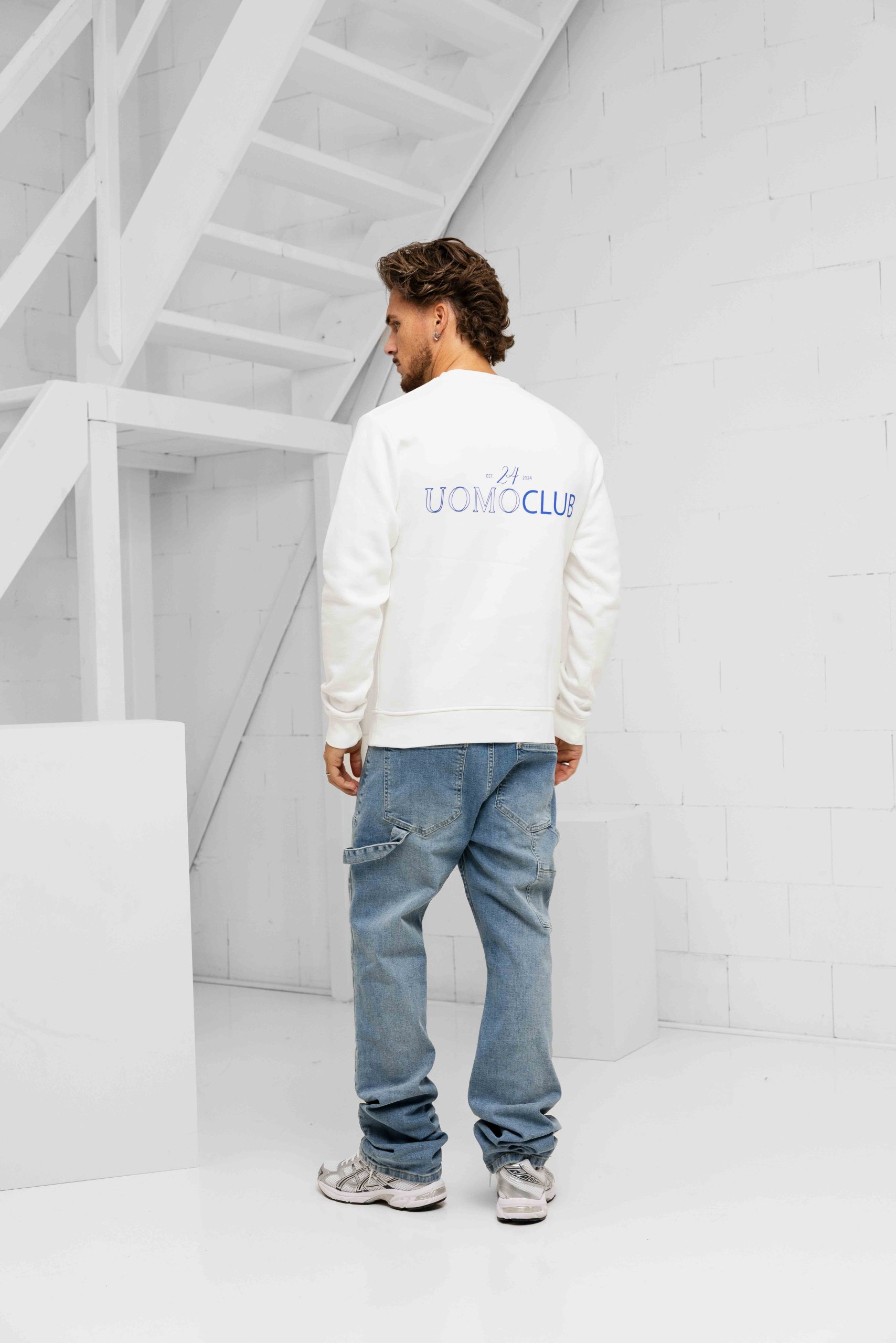 24 Uomo Club Sweater Heren Off White