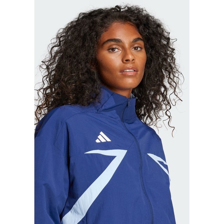 Adidas Veste de survêtement toile Color Block 3 bandes Tiro Cut