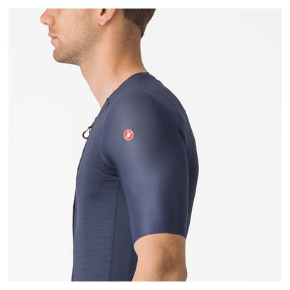 Maillot Manches Courtes Castelli Aero Race 7.0 Bleu