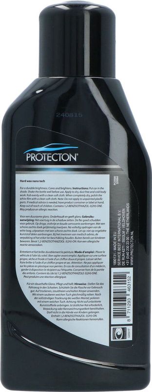 Protecton - Hardwax - Zwart - Kunststof - Inhoud 500ml