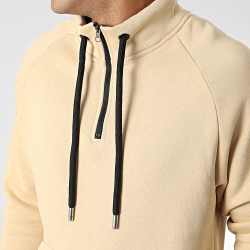 Sweat Col Zippé KL-2101 Beige