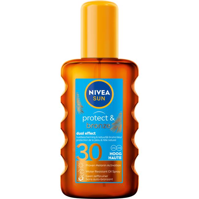 NIVEA SUN Protect & Bronze Olie Spray SPF 30 200 ML