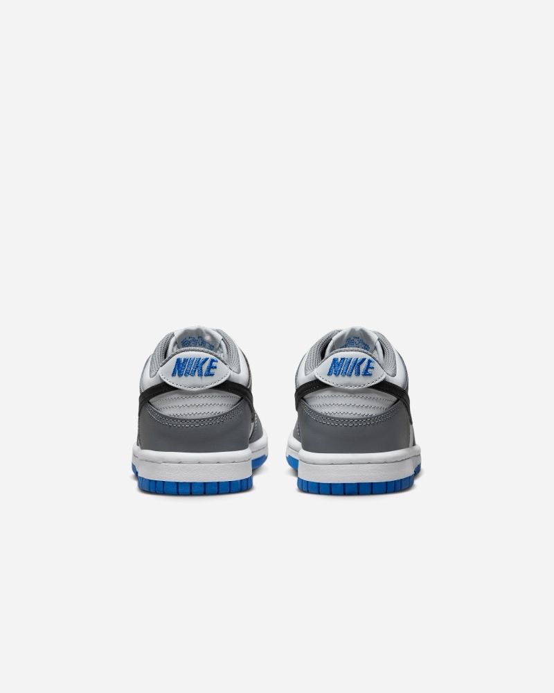 Chaussures Nike Dunk Low Gris & Noir pour enfant