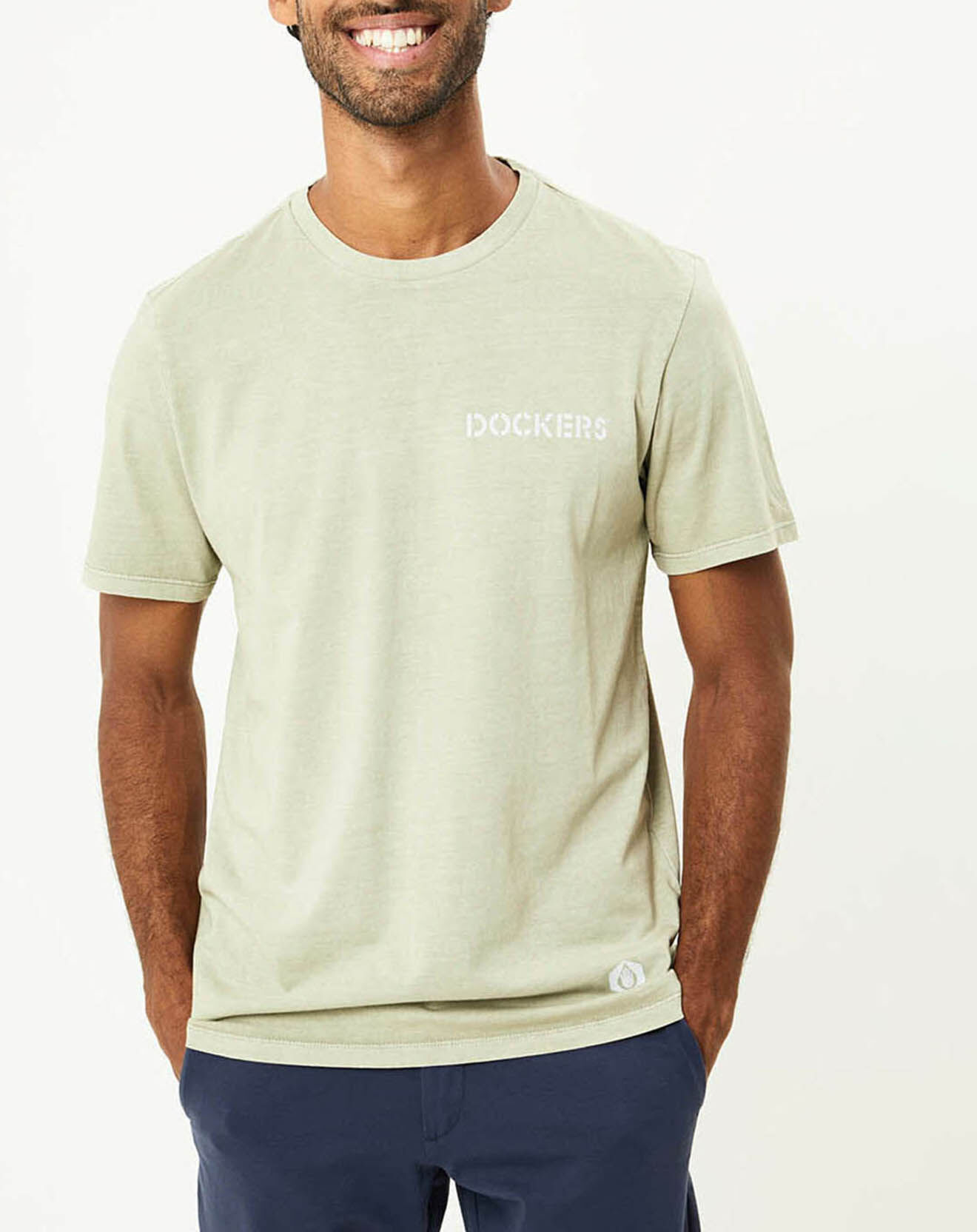 Dockers T-Shirt WaterLess kaki clair